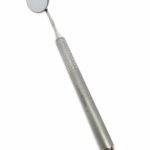 Dental Mouth Mirror Handle Cone Socket Front Surface Rhodium Coated Mirror #5
