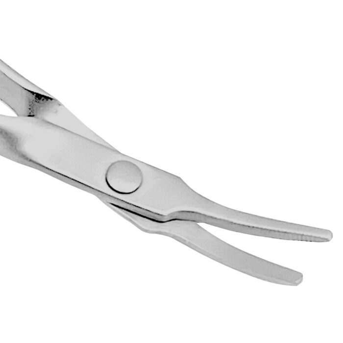 Fearherlite Micro Duck Blade Scissors - Curved - Precision Dental Surgical Instrument - Image 3