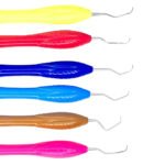 Gracey Curettes Set of 6 - Plastic Silicone Handle - Precision Periodontal Instruments - Image 3