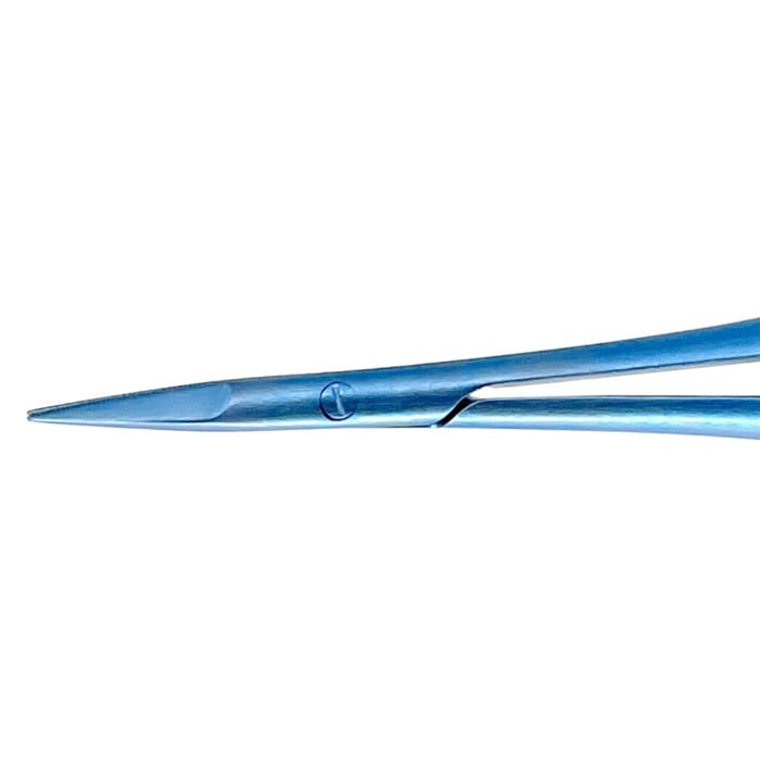 Micro Scissors Castroviejo 15cm Straight Titanium - Precision Microsurgical Instrument - Image 2