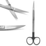 Kelly Dental Scissors 16cm Curved Saw Edge Super Cut - Precision Dental Surgical Instrument - Image 3