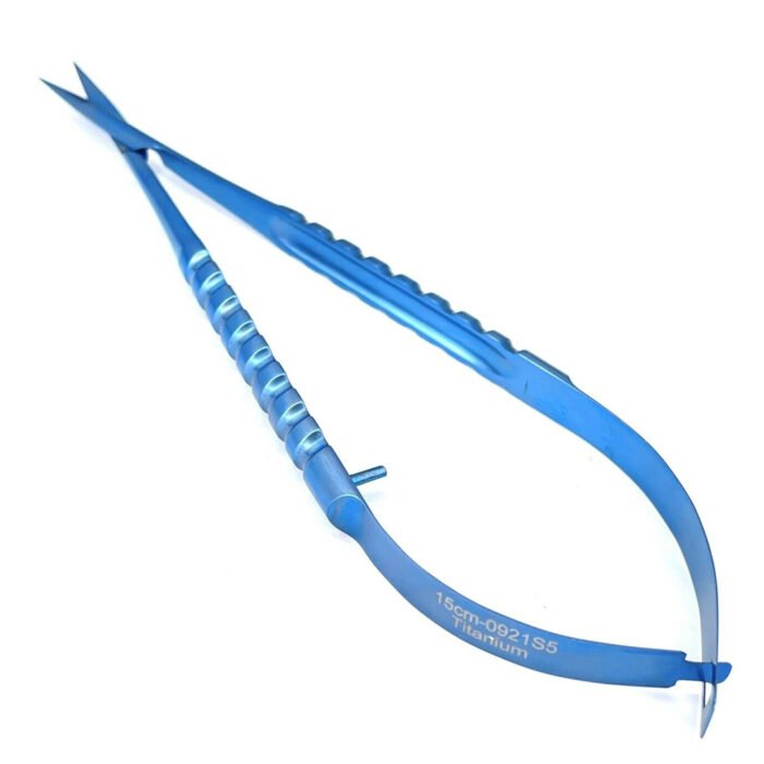 Micro Scissors Castroviejo 15cm Straight Titanium - Precision Microsurgical Instrument - Image 3