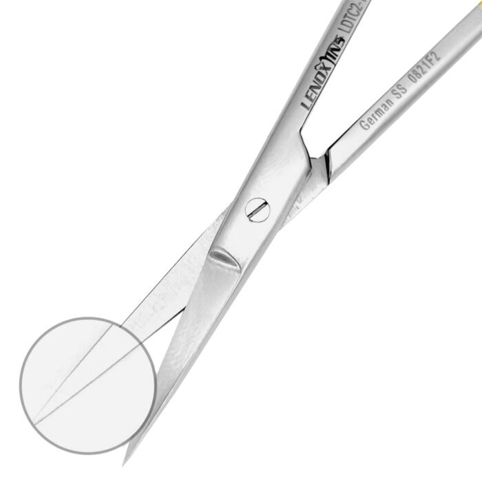 Iris Scissors 11.5cm Straight TC - Precision Dental Surgical Instrument - Image 4