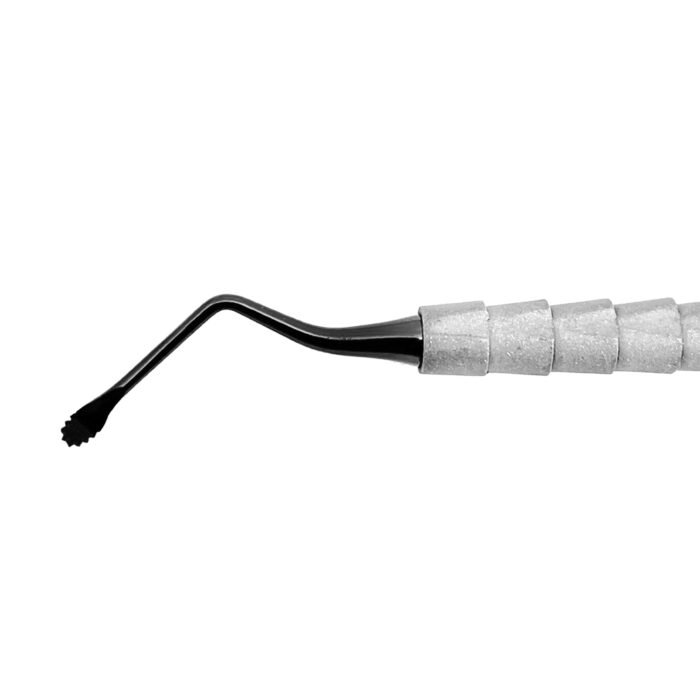 Lucas Bone Curettes Micro Serrated 3MM-BLACK - Precision Dental Surgical Instrument - Image 4