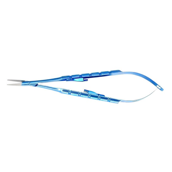 Micro Castrovijo Needle Holder Straight 14cm Titanium - Precision Surgical Instrument - Image 4