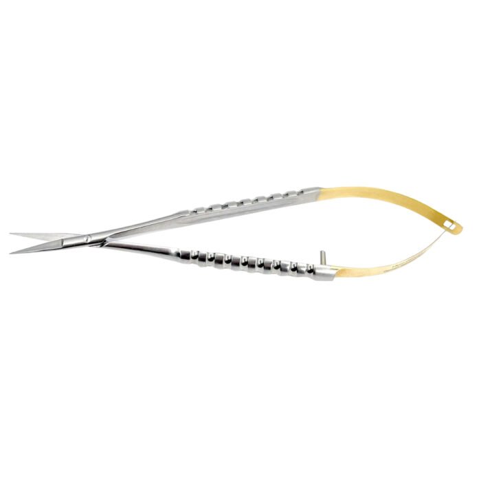 Castroviejo Surgical Scissor, 15cm Straight TC - Precision Microsurgical Instrument - Image 2