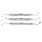 Lucas Bone Curettes Set of 3 Serrated - Precision Dental Surgical Instrument Set - Image 3
