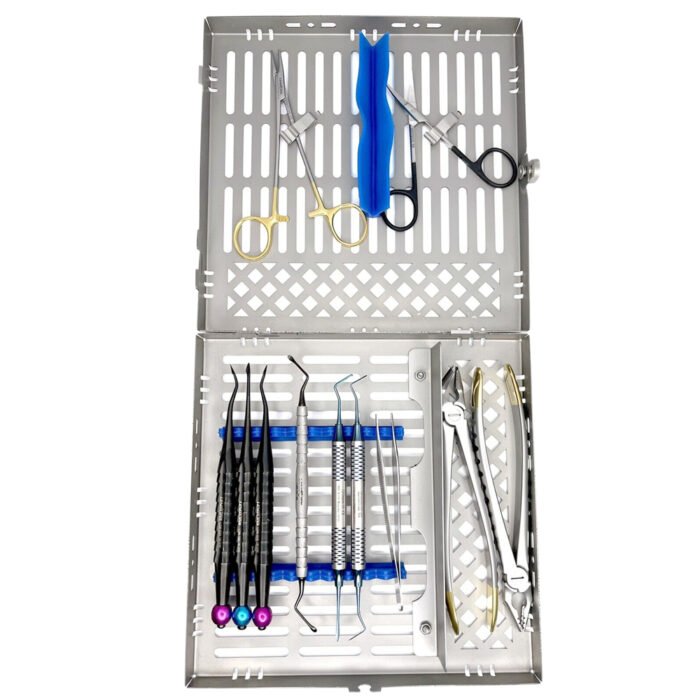 Atraumatic Extraction Kit - 11 Instruments in Cassette - Precision Dental Surgical Set by Lenox Instruments - Image 3