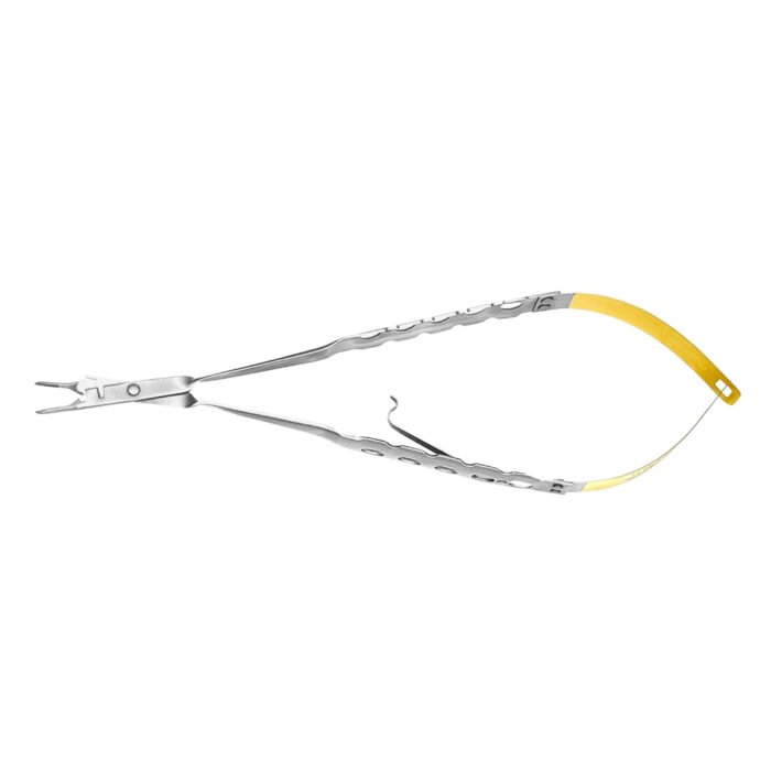 Micro Needle Holder Cutting Edge, Thumb-Lock, STR 18cm - Precision Surgical Instrument - Image 5