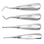 Root Fragment Removal Elevators Set of 4, Twist Style - Precision Dental Surgical Instrument Set - Image 3
