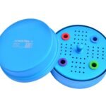 Aluminium Endo Box Round Shape 2mm With Holes Teflon Coated