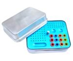 Aluminium Endo Box Autoclavable 87 Holes 2mm